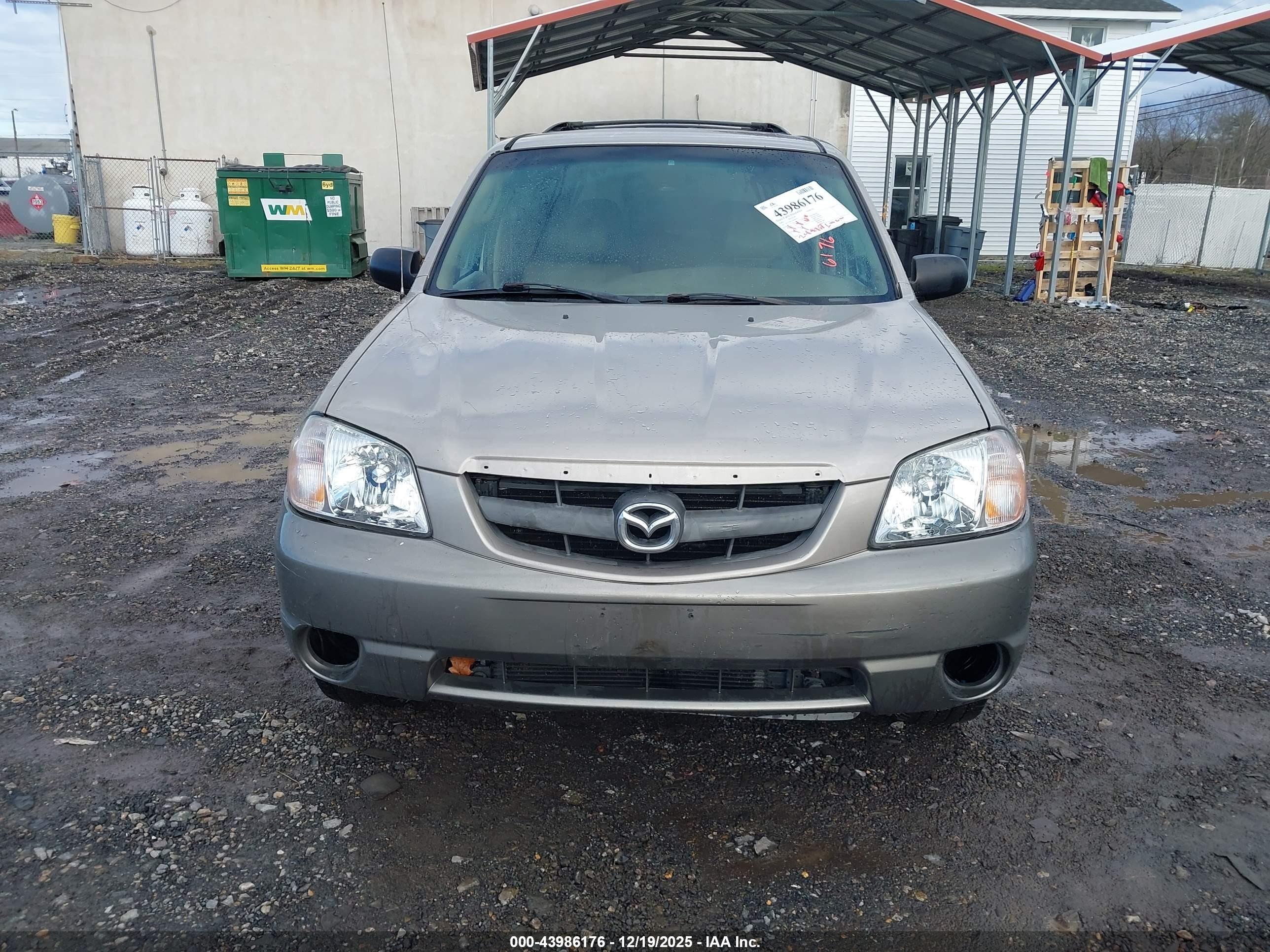 2002 Mazda Tribute Es V6/lx V6 Gray vin: 4F2YU09152KM55372