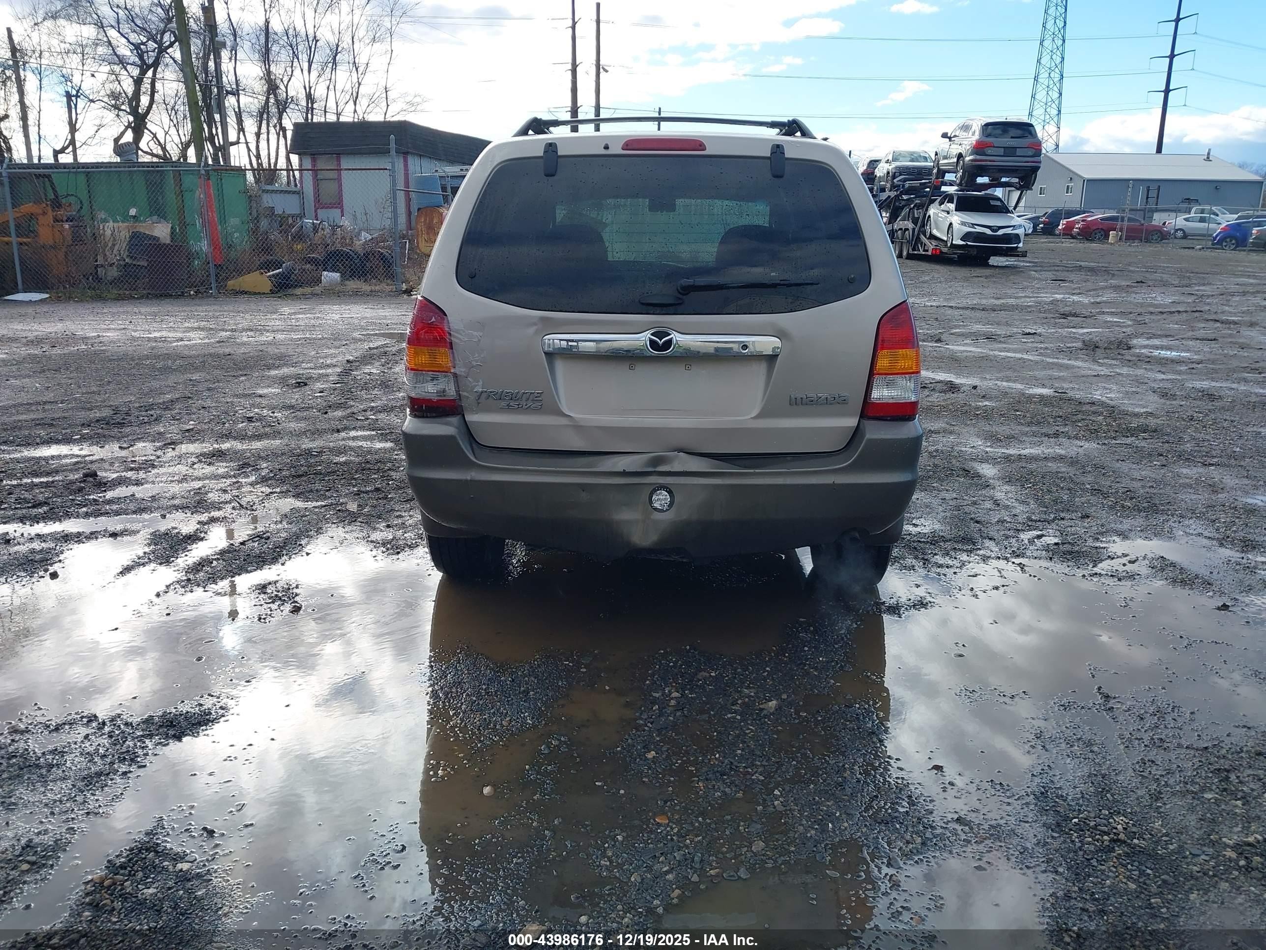 2002 Mazda Tribute Es V6/lx V6 Gray vin: 4F2YU09152KM55372