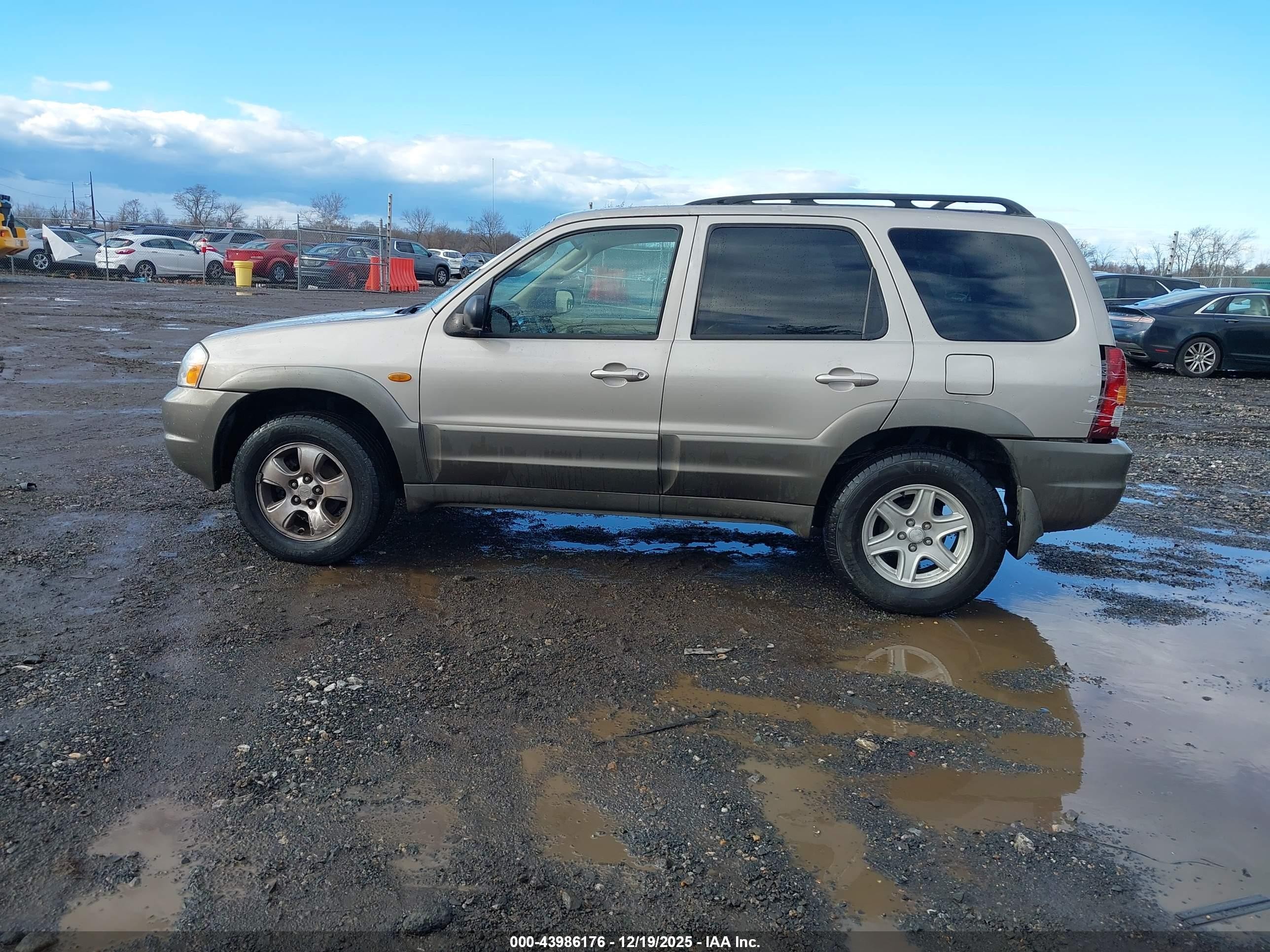 2002 Mazda Tribute Es V6/lx V6 Gray vin: 4F2YU09152KM55372