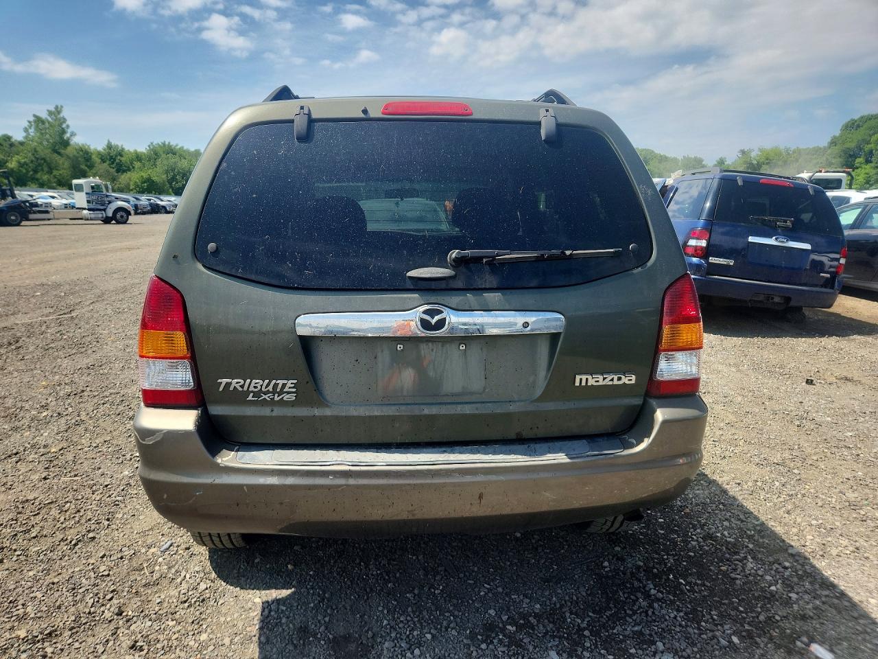 2002 Mazda Tribute Lx Серый vin: 4F2YU09162KM50195