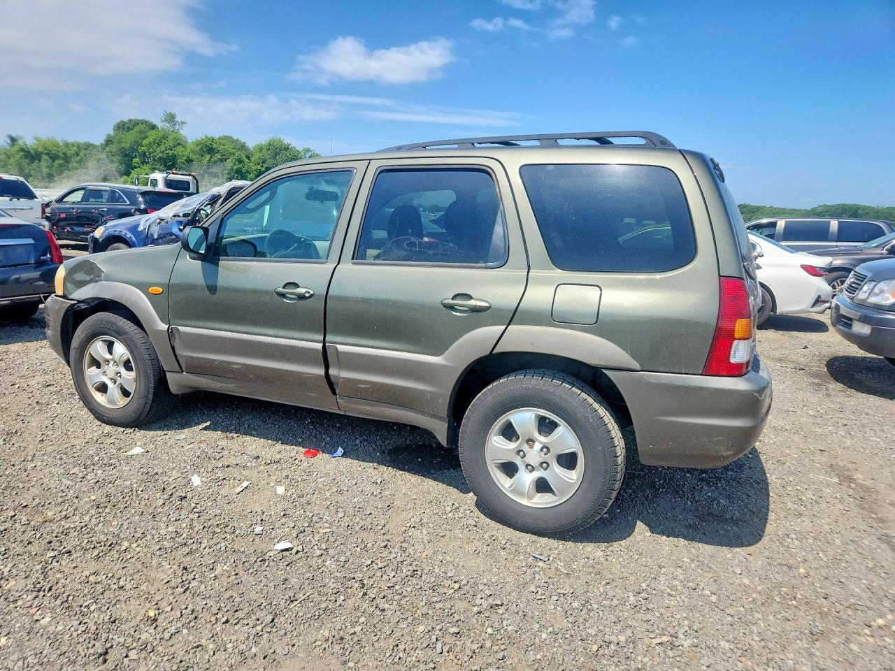 2002 Mazda Tribute Lx Серый vin: 4F2YU09162KM50195