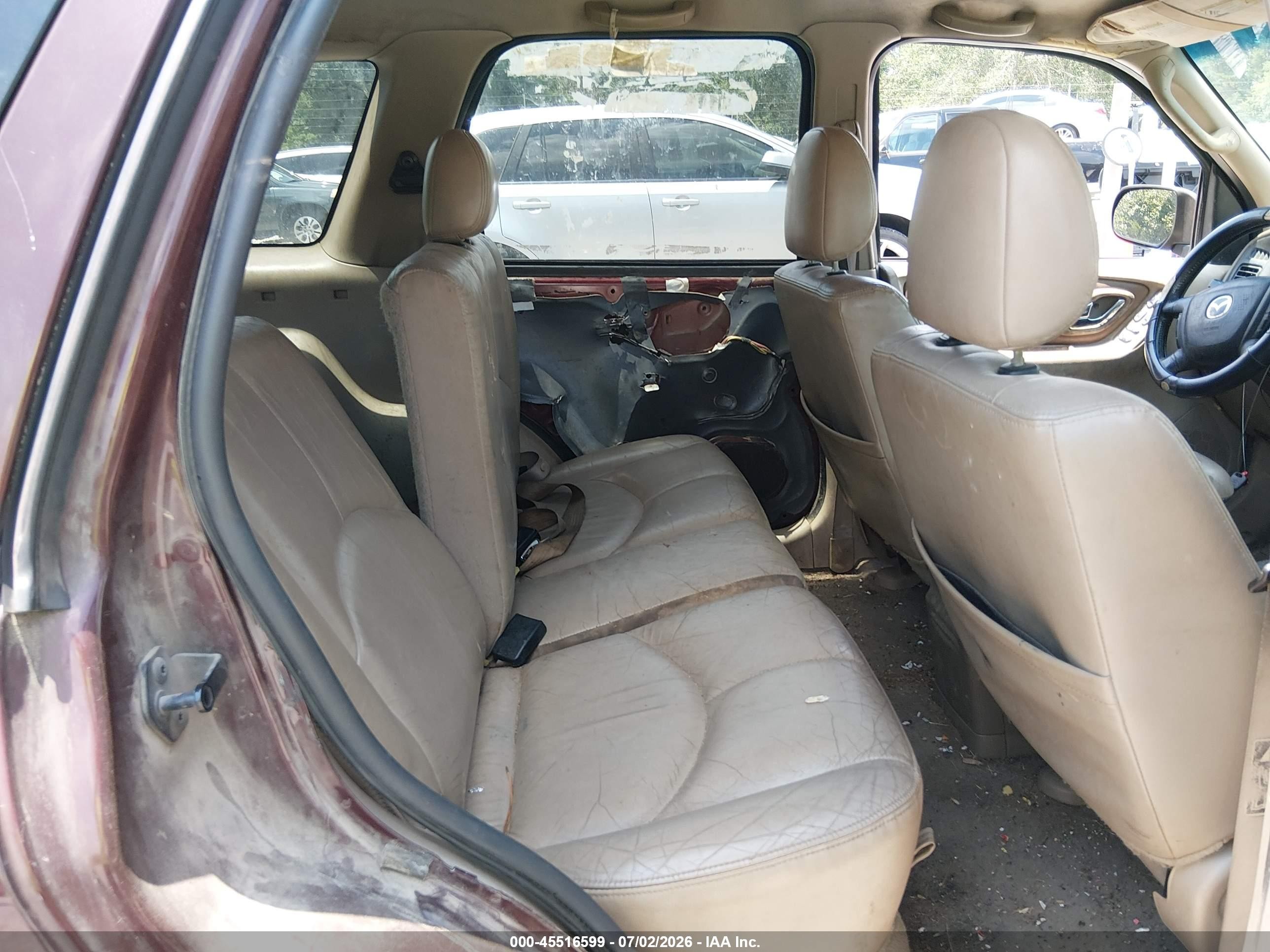 2002 Mazda Tribute Es V6/lx V6 Red vin: 4F2YU091X2KM24201