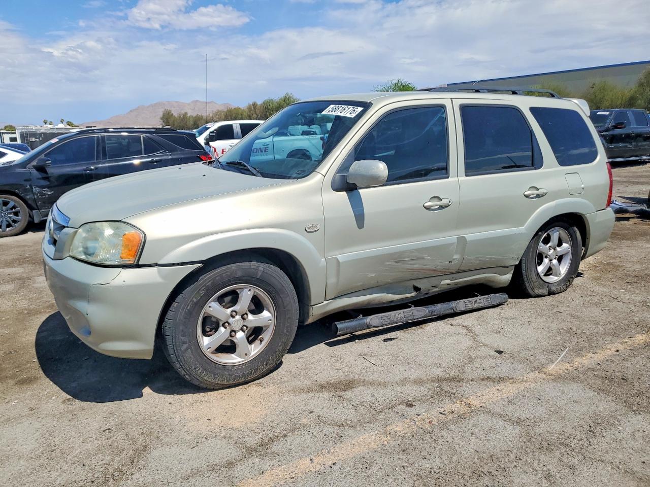 2005 Mazda Tribute I Green vin: 4F2YZ02Z35KM52380