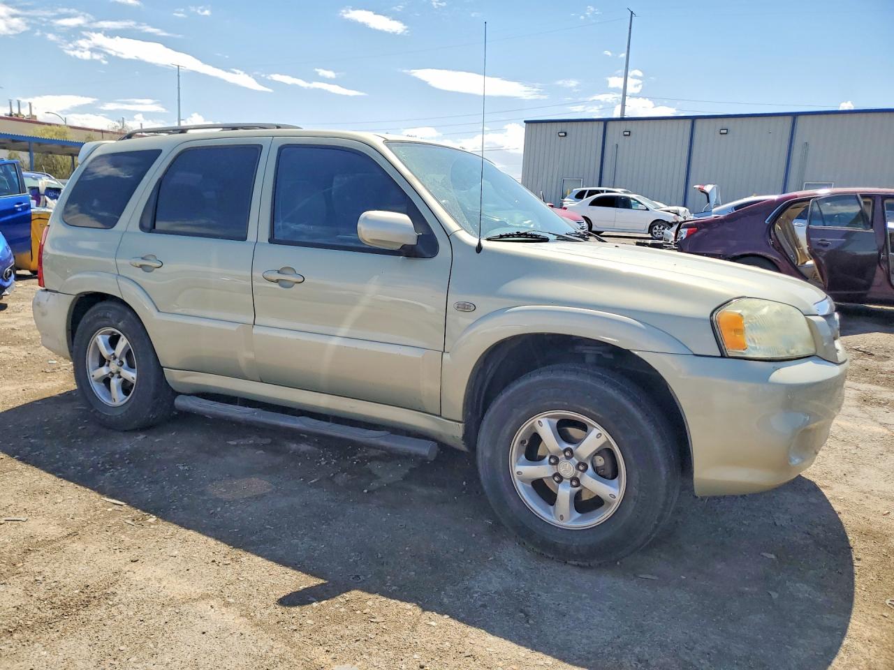 2005 Mazda Tribute I Green vin: 4F2YZ02Z35KM52380