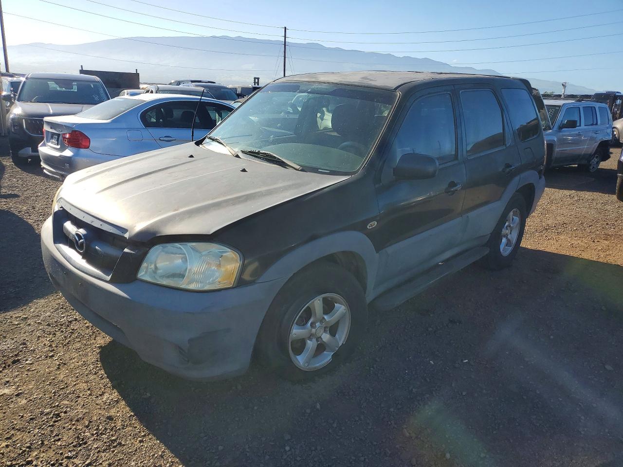 2006 Mazda Tribute I Black vin: 4F2YZ02Z46KM04470