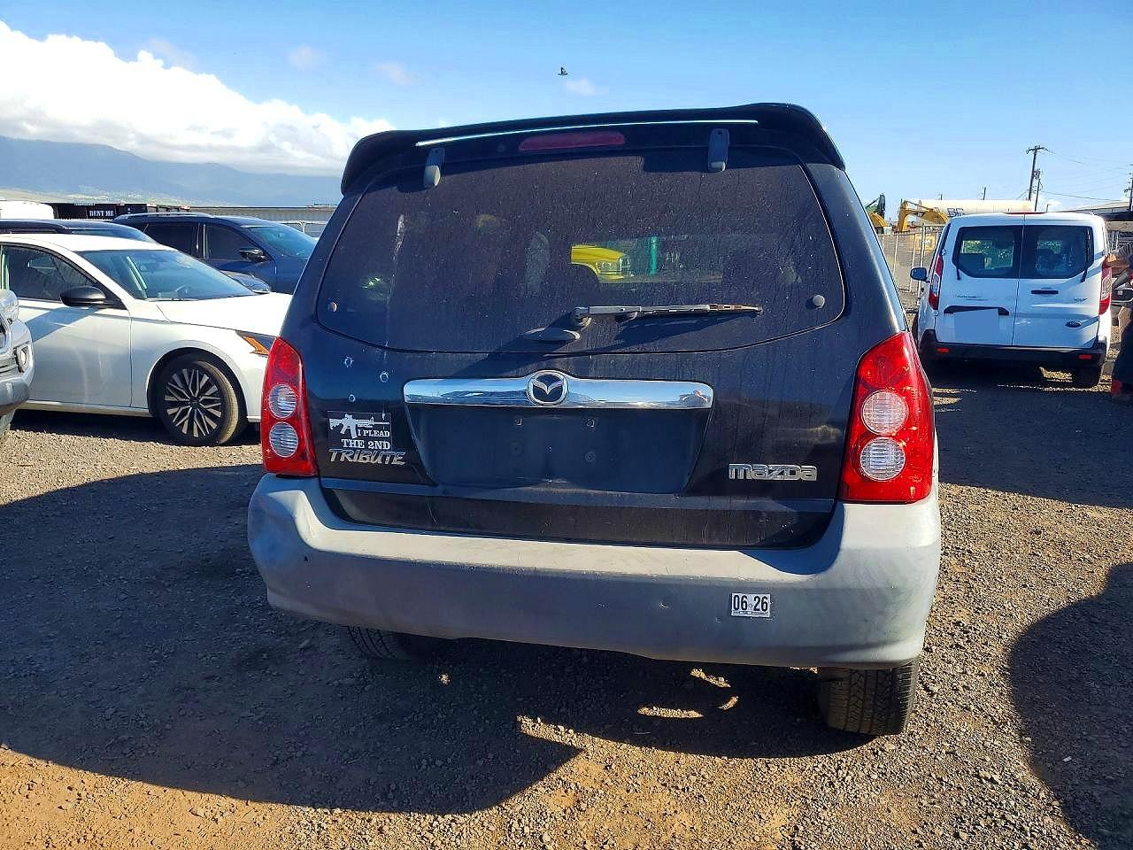 2006 Mazda Tribute I Black vin: 4F2YZ02Z46KM04470