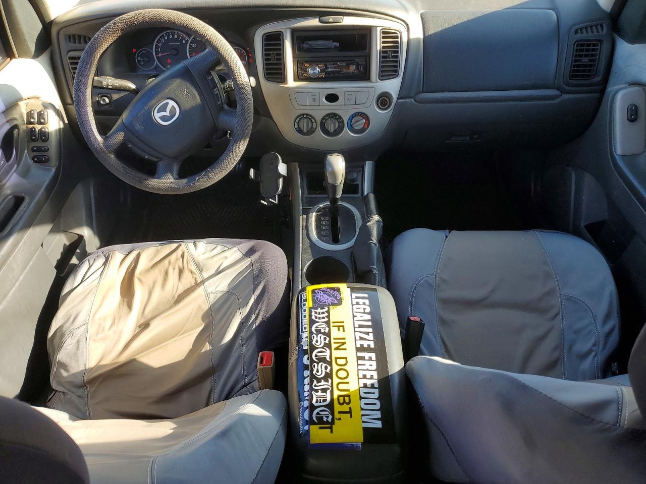 2006 Mazda Tribute I Black vin: 4F2YZ02Z46KM04470