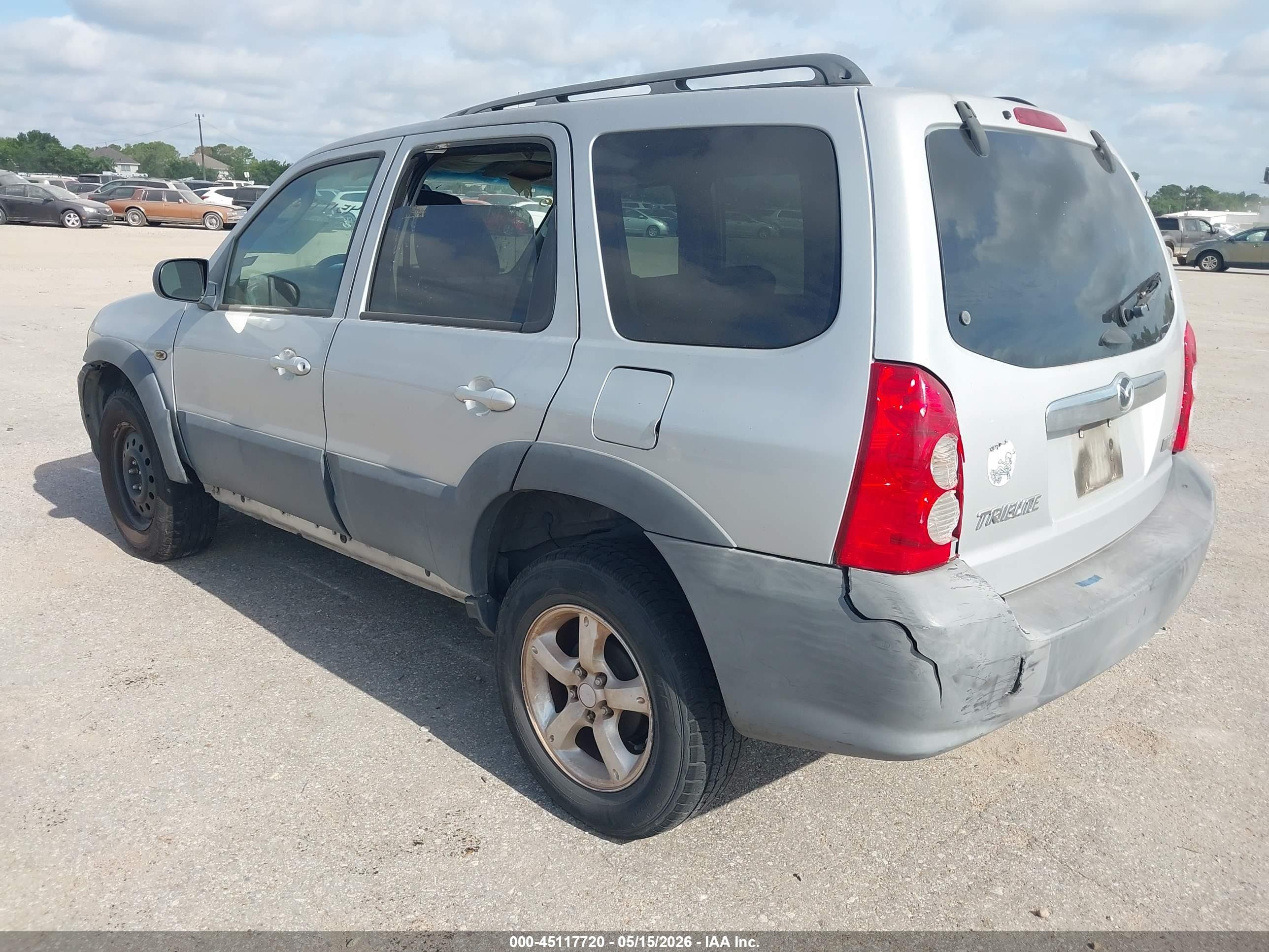 2006 Mazda Tribute I Silver vin: 4F2YZ02Z46KM23603