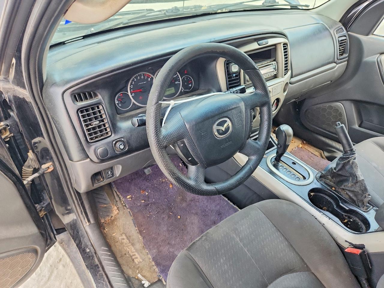 2006 Mazda Tribute I Black vin: 4F2YZ02Z66KM07273