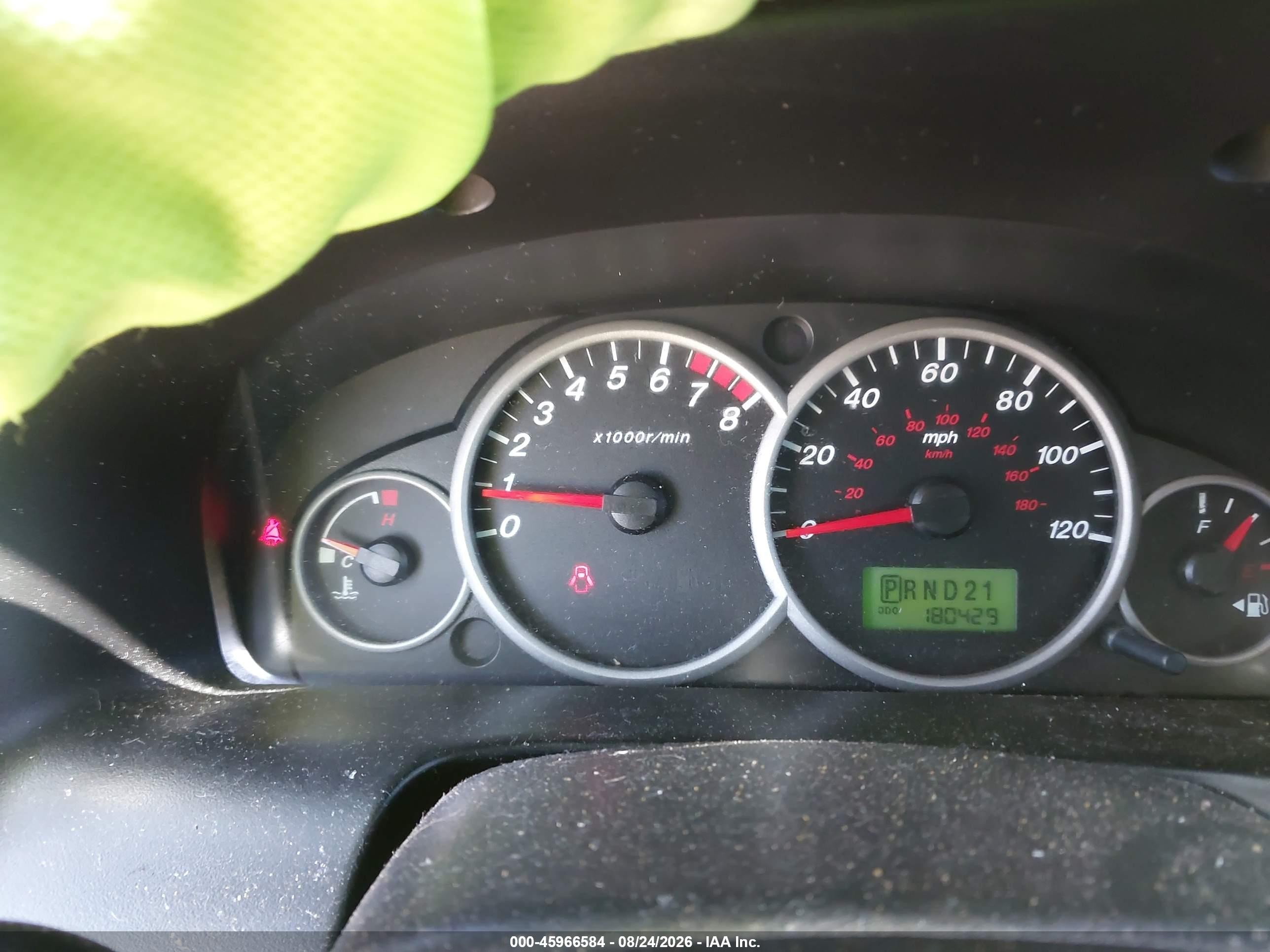 2006 Mazda Tribute I Red vin: 4F2YZ02Z66KM18404