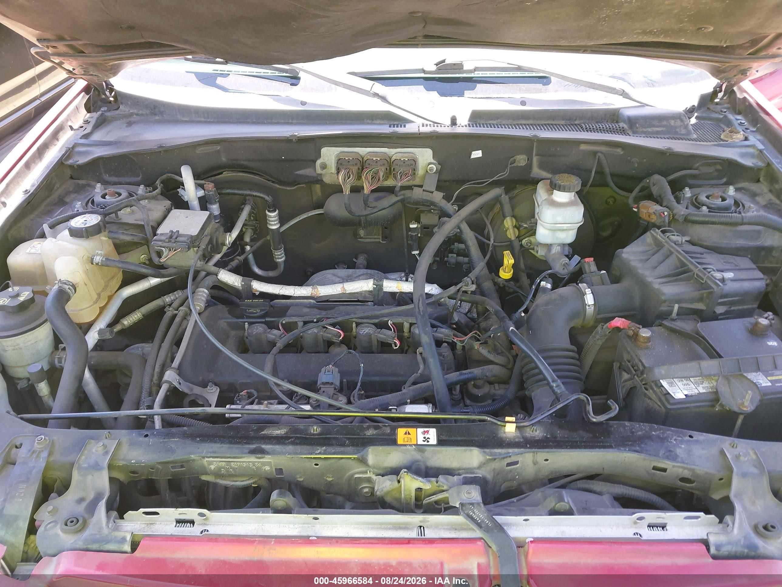 2006 Mazda Tribute I Red vin: 4F2YZ02Z66KM18404