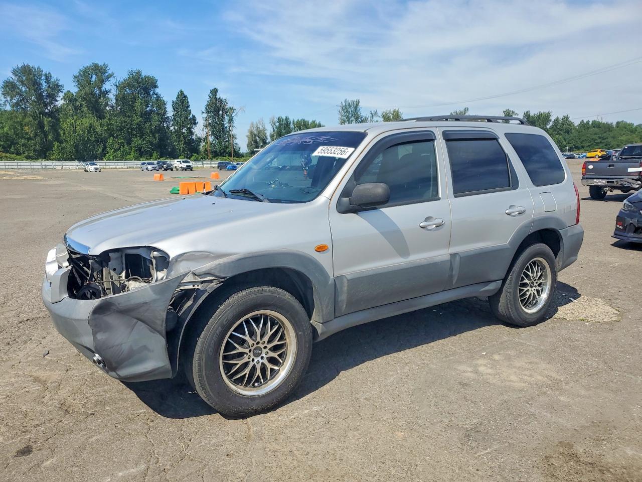 2005 Mazda Tribute I Серебряный vin: 4F2YZ02Z85KM14708