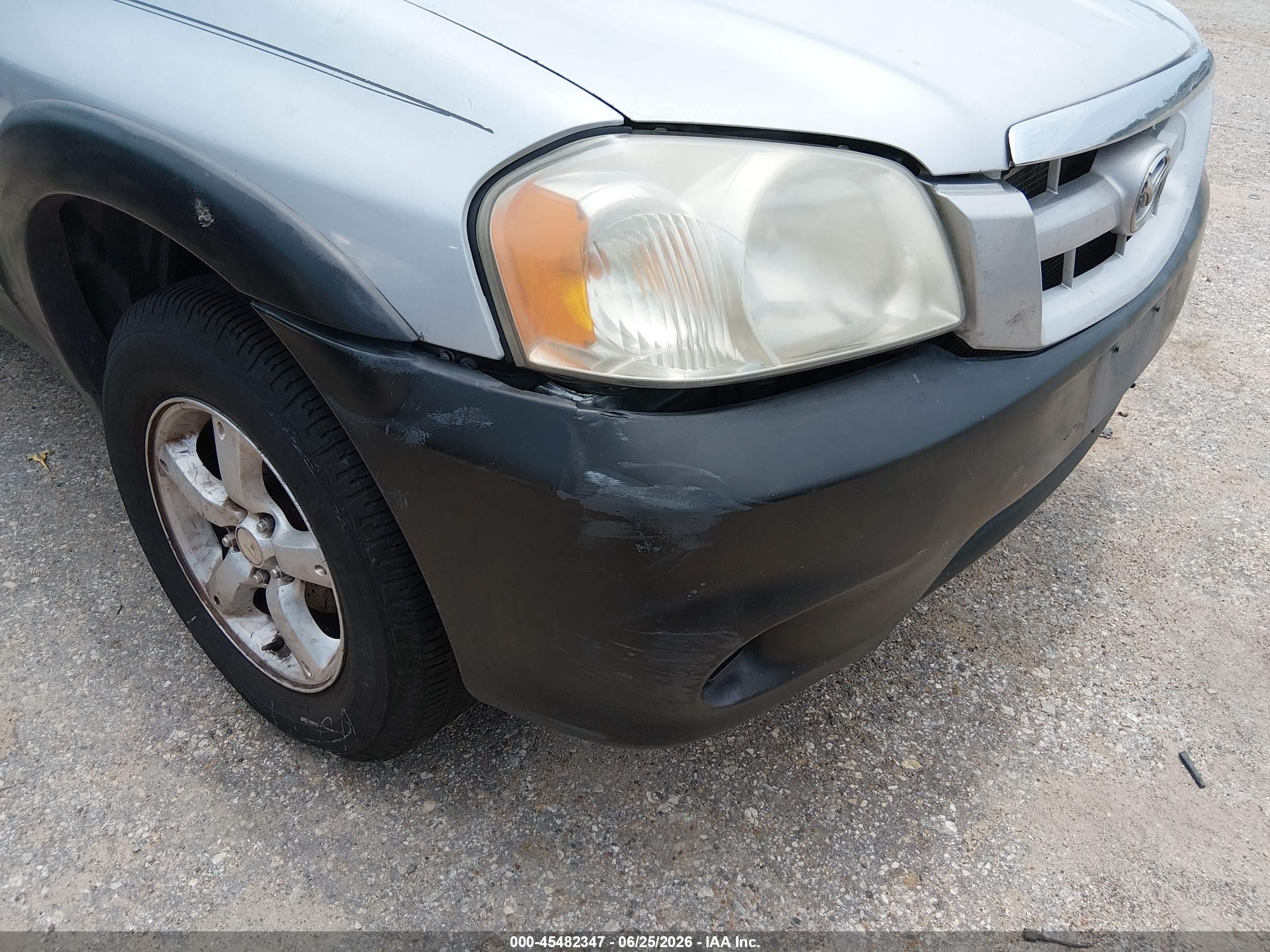 2006 Mazda Tribute I Серебряный vin: 4F2YZ02Z86KM00065