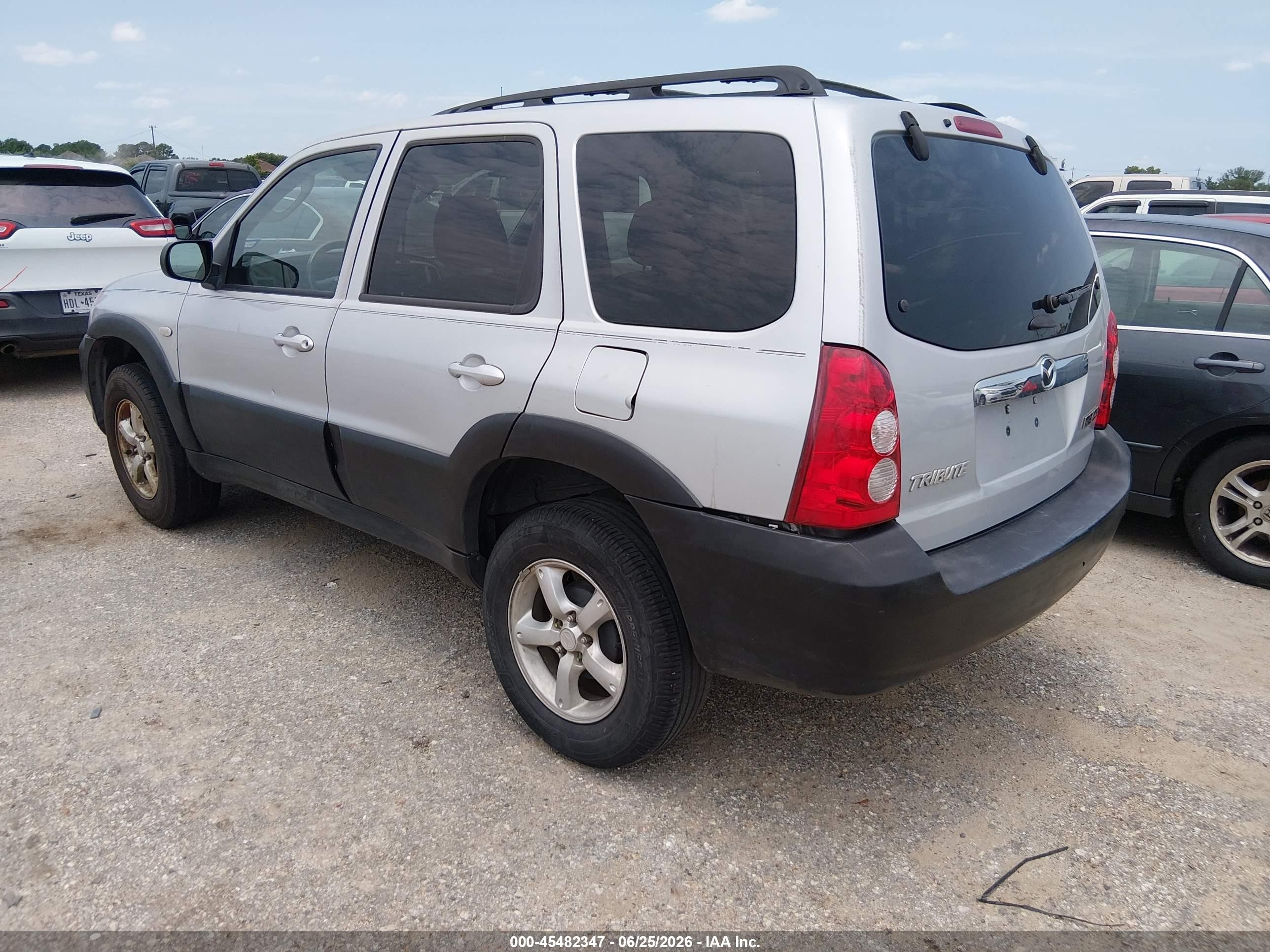2006 Mazda Tribute I Серебряный vin: 4F2YZ02Z86KM00065