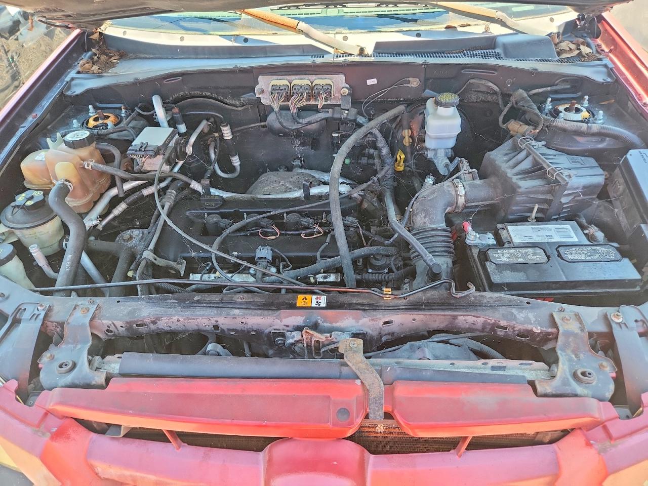 2006 Mazda Tribute Red vin: 4F2YZ02Z96KM33320