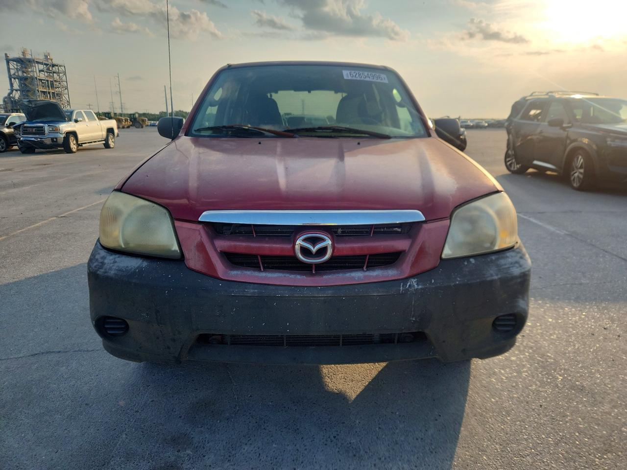 2006 Mazda Tribute Red vin: 4F2YZ02Z96KM33320