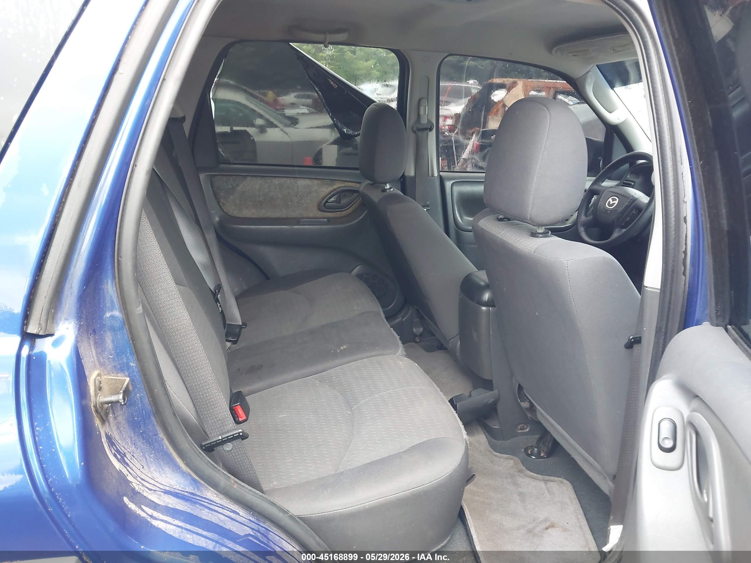 2006 Mazda Tribute I Синий vin: 4F2YZ02ZX6KM25646