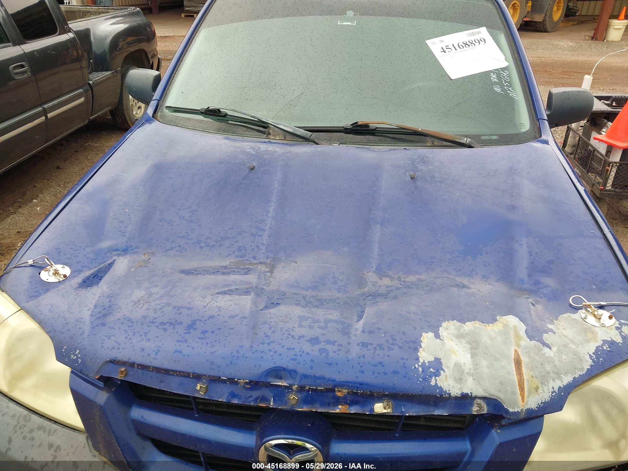 2006 Mazda Tribute I Синий vin: 4F2YZ02ZX6KM25646