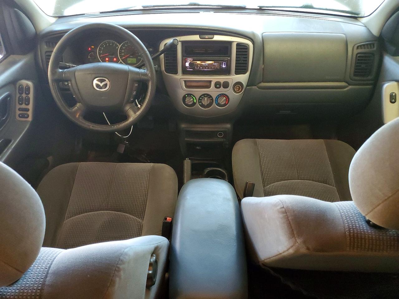 2004 Mazda Tribute Lx Серый vin: 4F2YZ04104KM17365