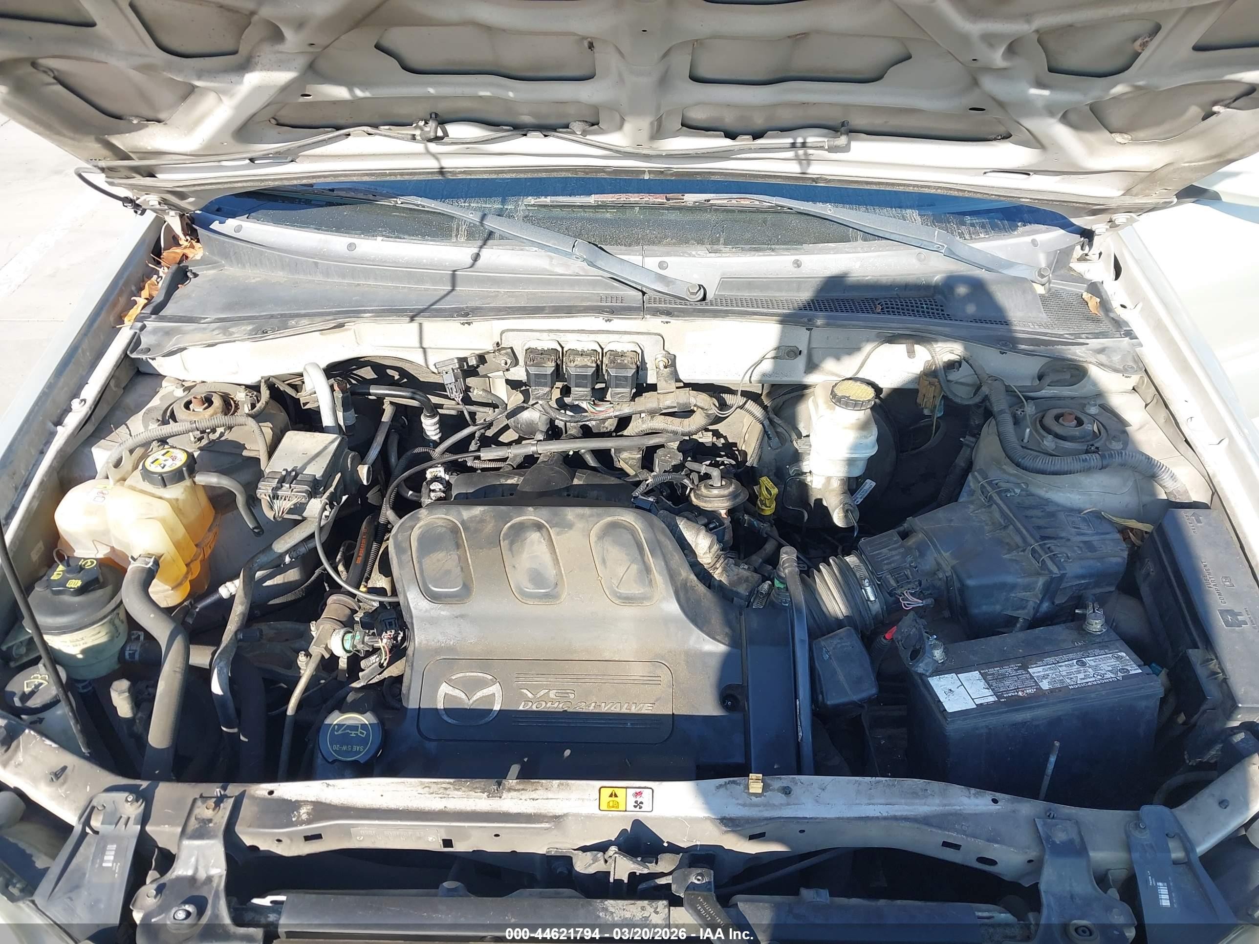 2006 Mazda Tribute S Green vin: 4F2YZ04106KM04683