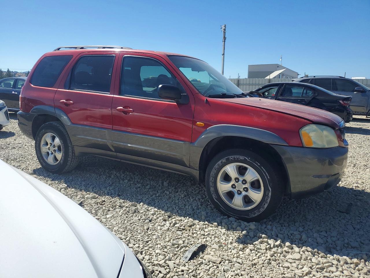 2003 Mazda Tribute Lx Red vin: 4F2YZ04123KM12313