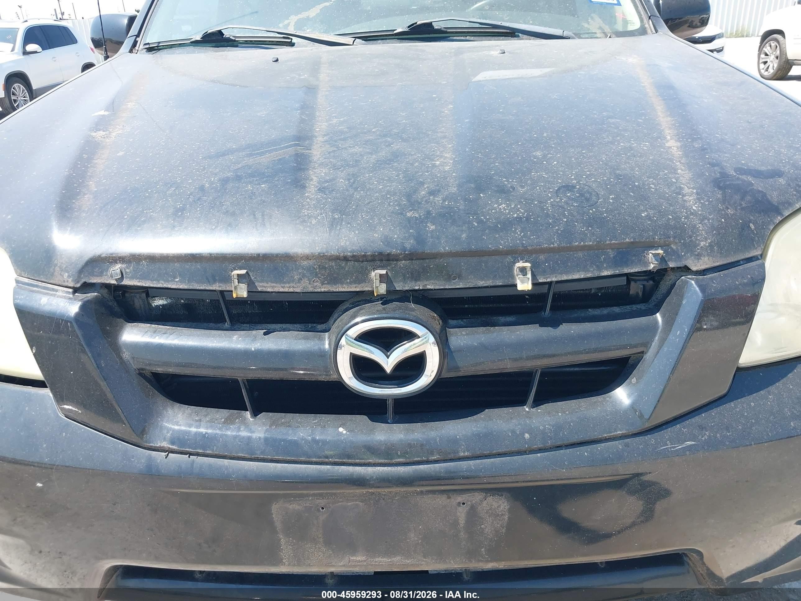 2005 Mazda Tribute S Black vin: 4F2YZ04125KM26425