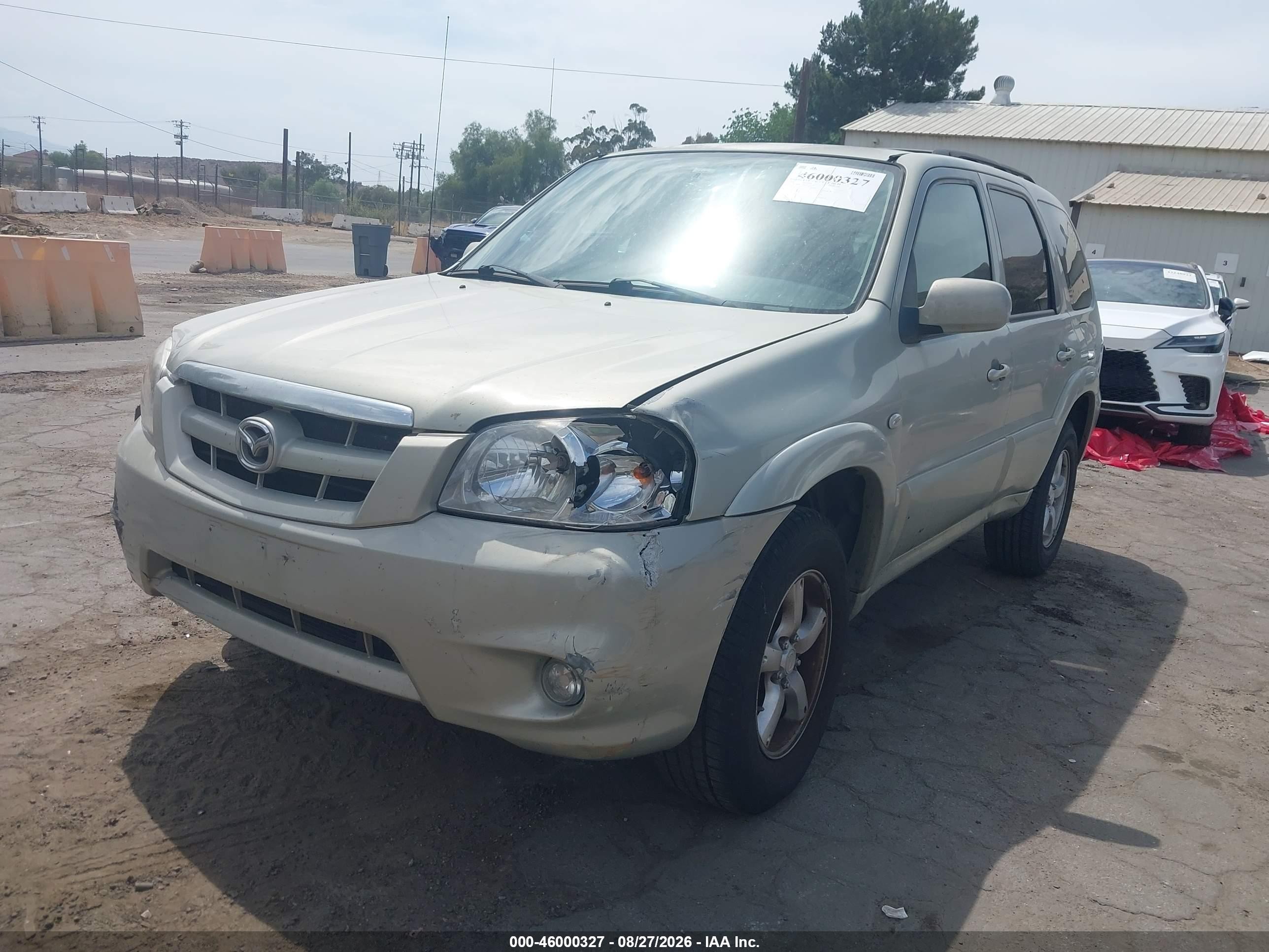2006 Mazda Tribute S Silver vin: 4F2YZ04126KM03289