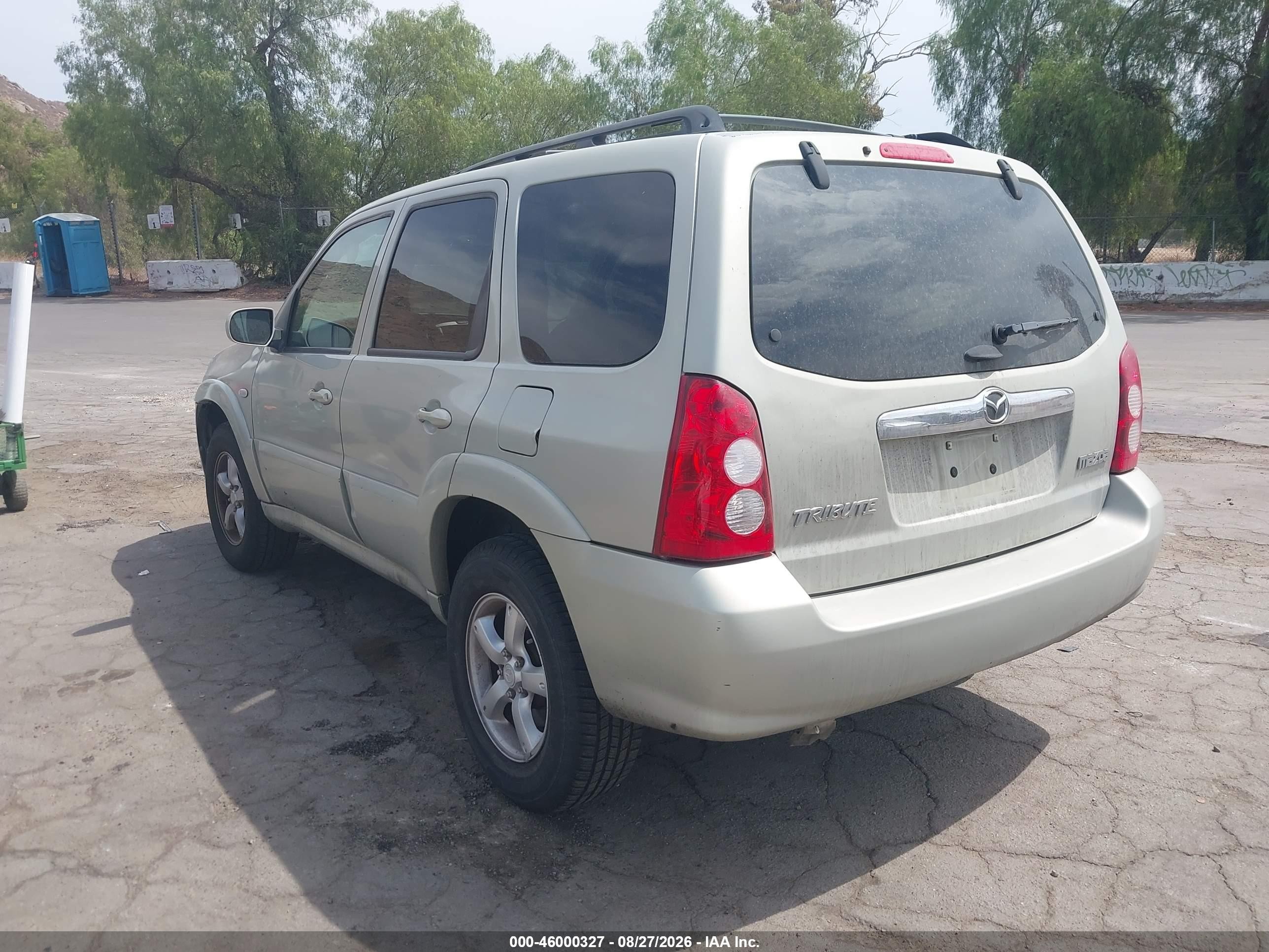 2006 Mazda Tribute S Silver vin: 4F2YZ04126KM03289