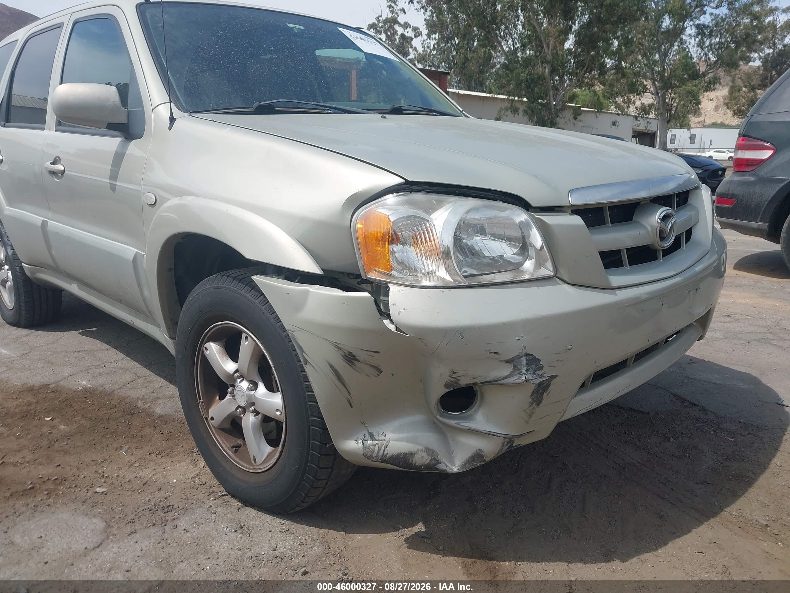 2006 Mazda Tribute S Silver vin: 4F2YZ04126KM03289