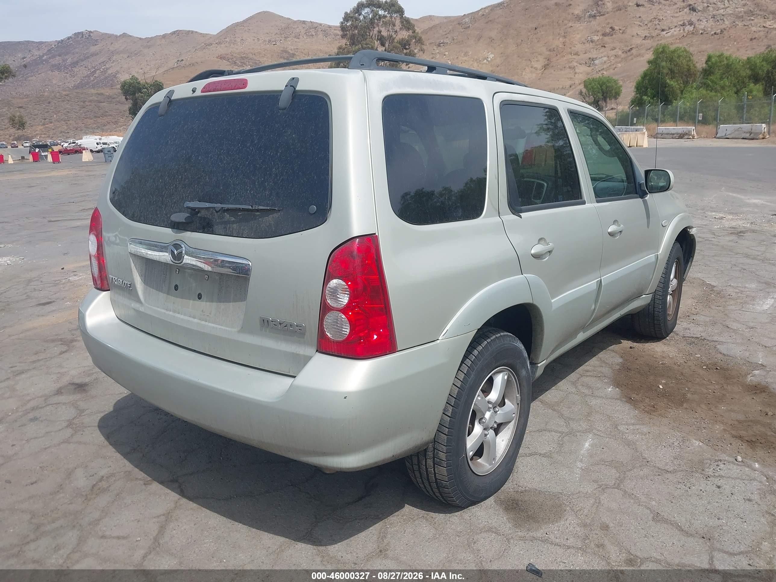 2006 Mazda Tribute S Silver vin: 4F2YZ04126KM03289