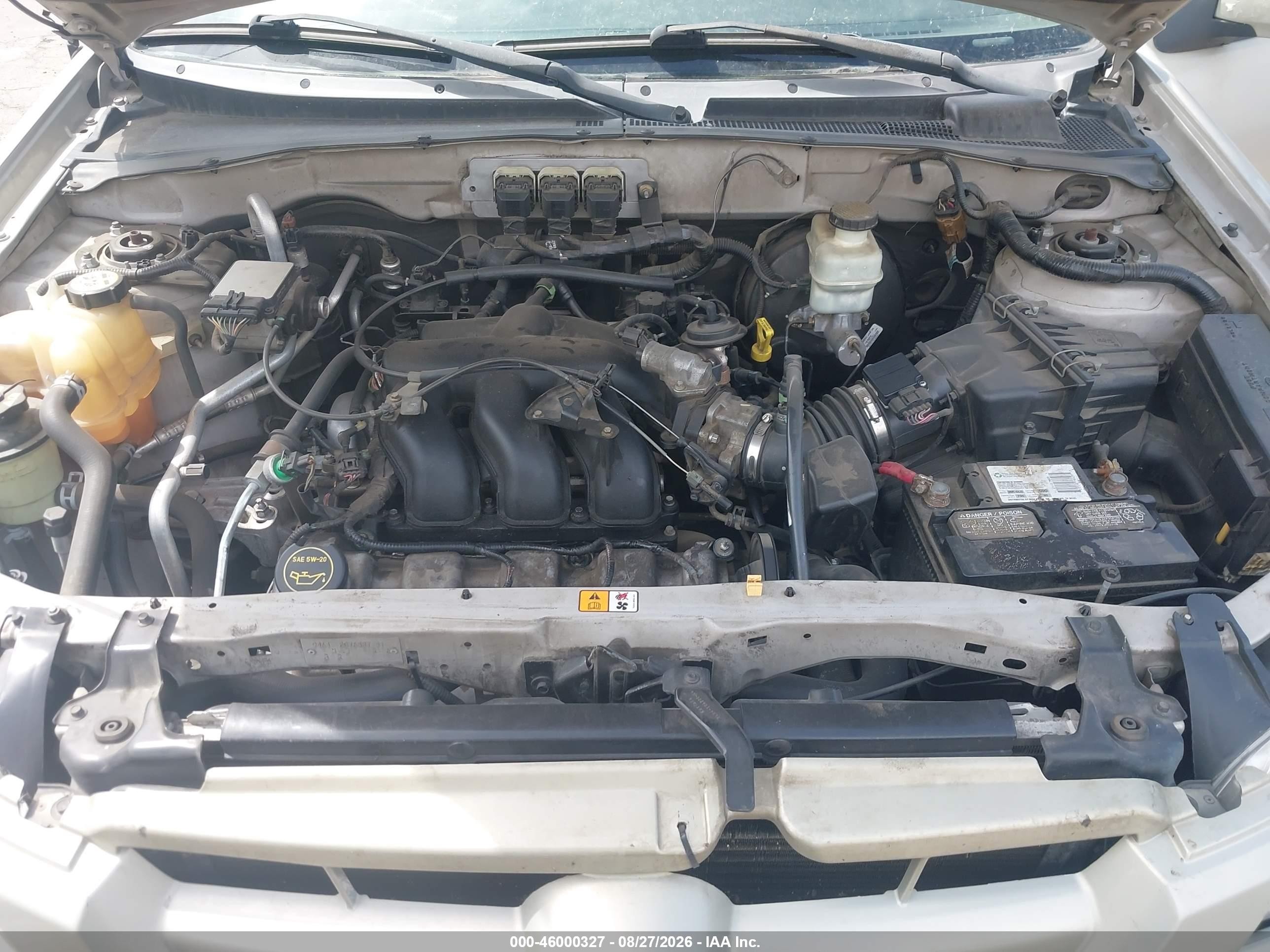2006 Mazda Tribute S Silver vin: 4F2YZ04126KM03289