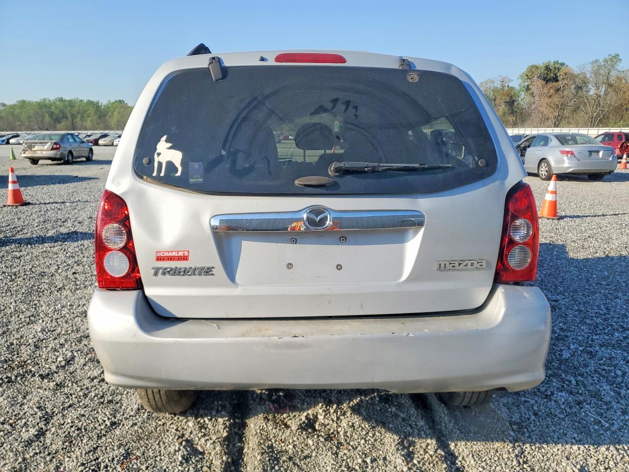 2006 Mazda Tribute S Silver vin: 4F2YZ04126KM18794
