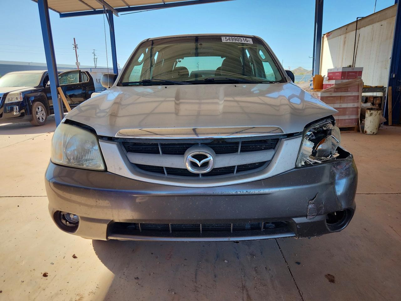 2004 Mazda Tribute Lx Серый vin: 4F2YZ04134KM26772