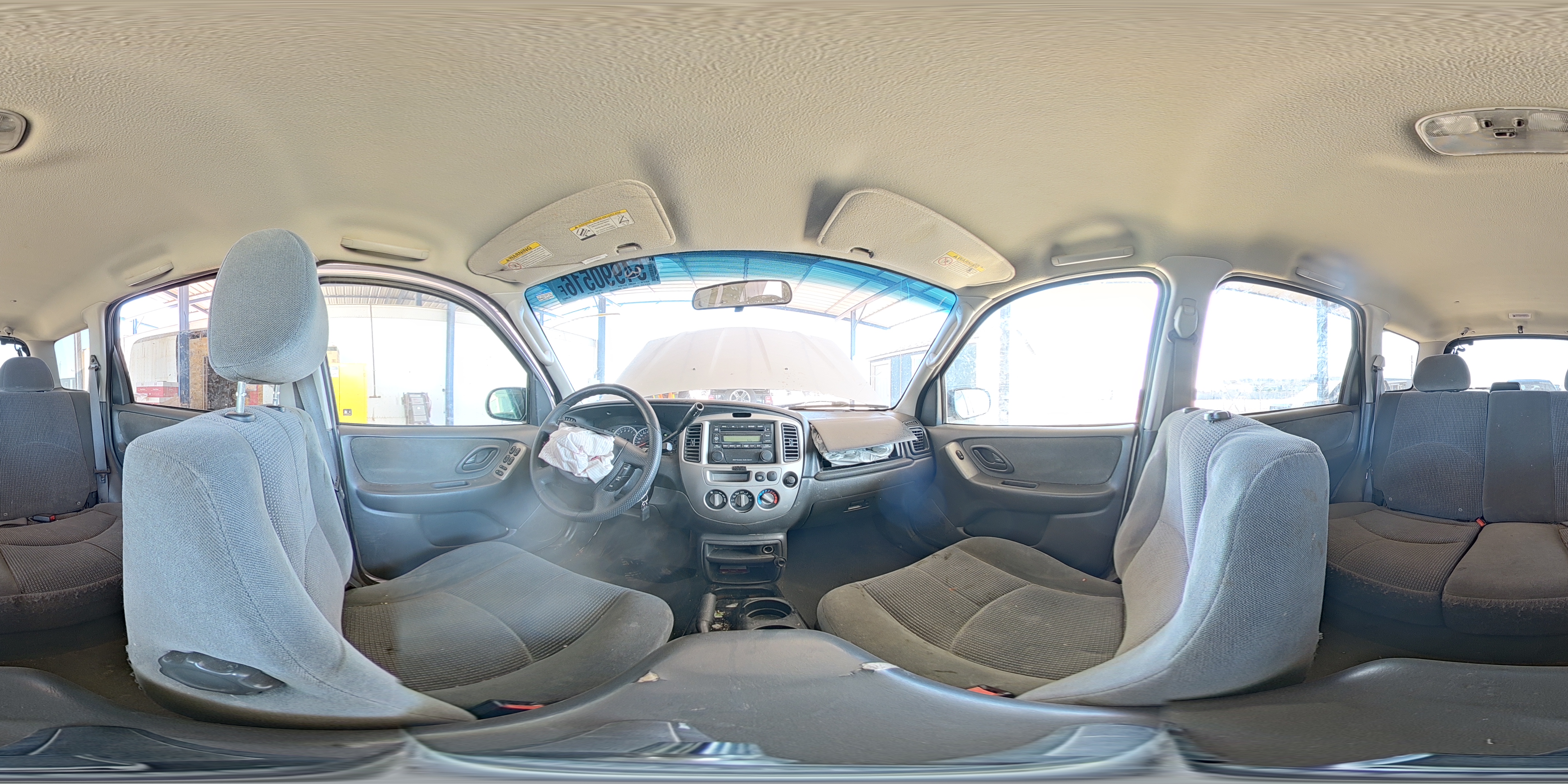 2004 Mazda Tribute Lx Серый vin: 4F2YZ04134KM26772