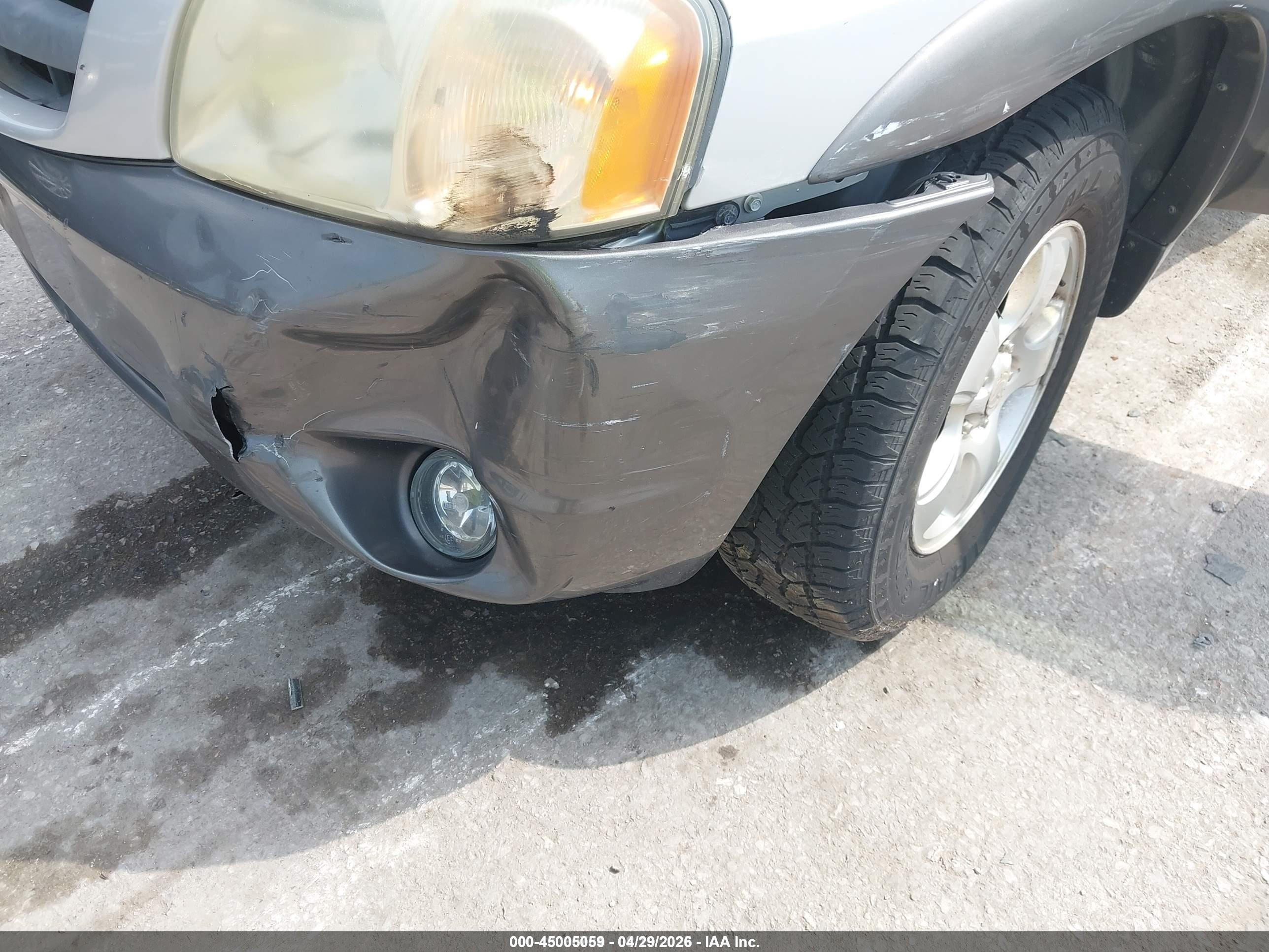 2004 Mazda Tribute Lx V6 Gray vin: 4F2YZ04154KM02473