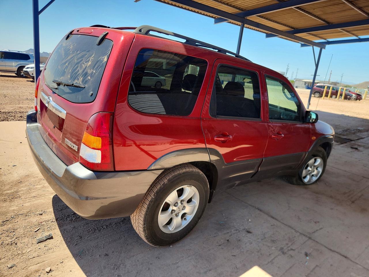 2004 Mazda Tribute Lx Красный vin: 4F2YZ04154KM24926
