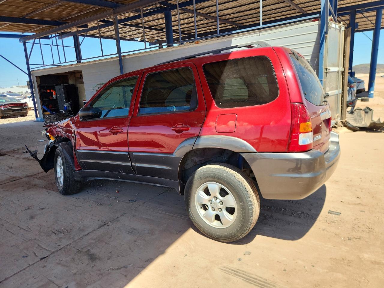 2004 Mazda Tribute Lx Красный vin: 4F2YZ04154KM24926