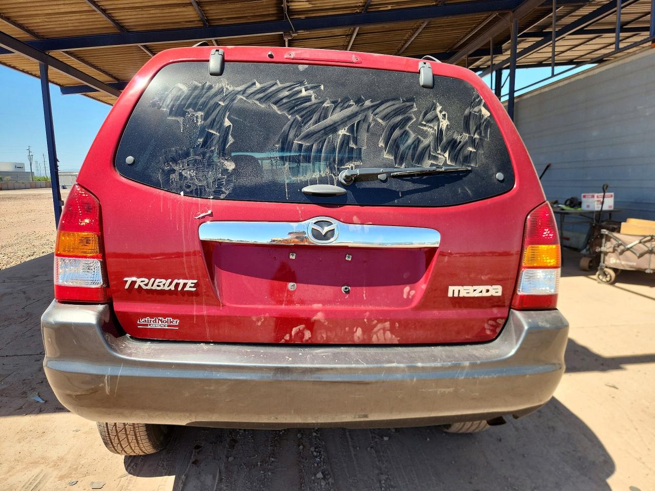 2004 Mazda Tribute Lx Красный vin: 4F2YZ04154KM24926