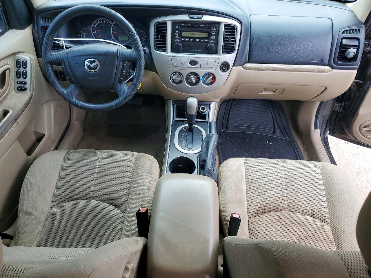 2006 Mazda Tribute S Black vin: 4F2YZ04156KM32382