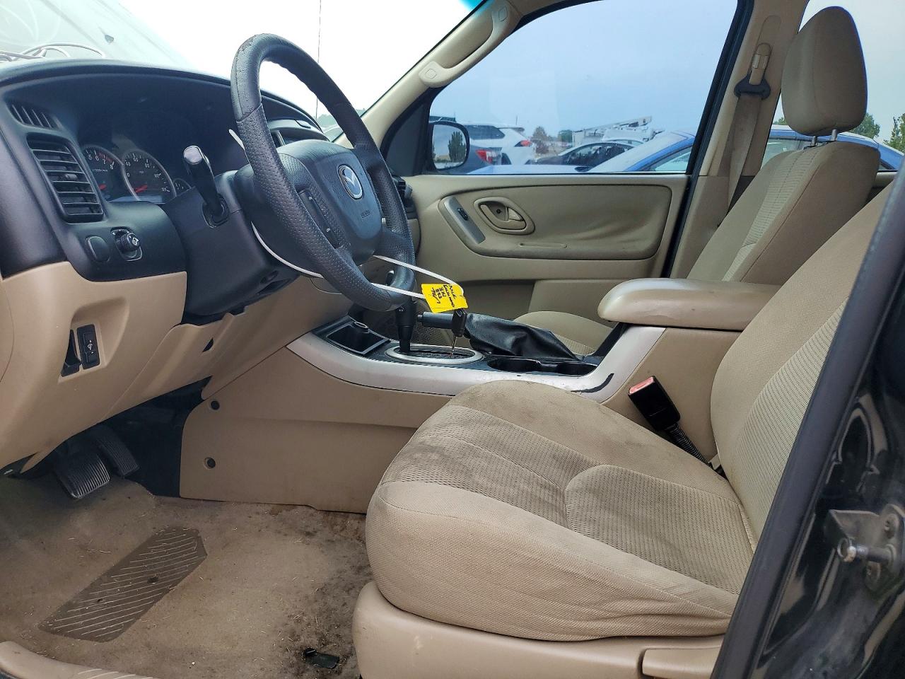 2006 Mazda Tribute S Black vin: 4F2YZ04156KM32382