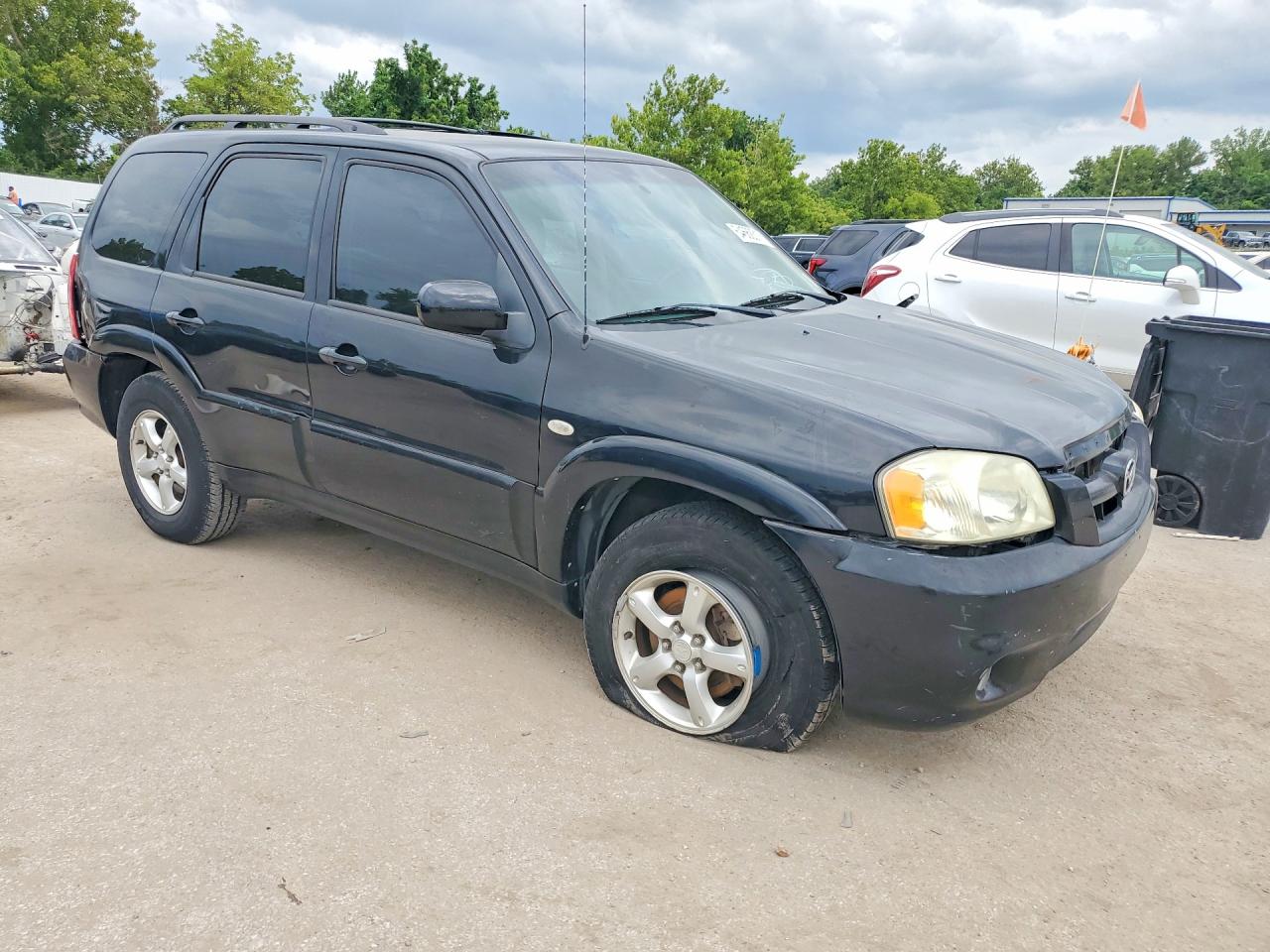 2006 Mazda Tribute S Black vin: 4F2YZ04156KM32382