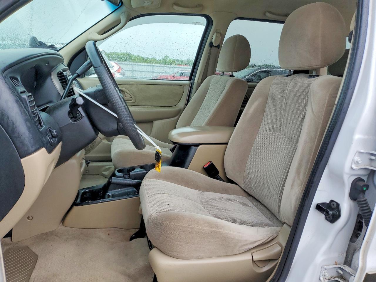 2003 Mazda Tribute Lx White vin: 4F2YZ04163KM39742