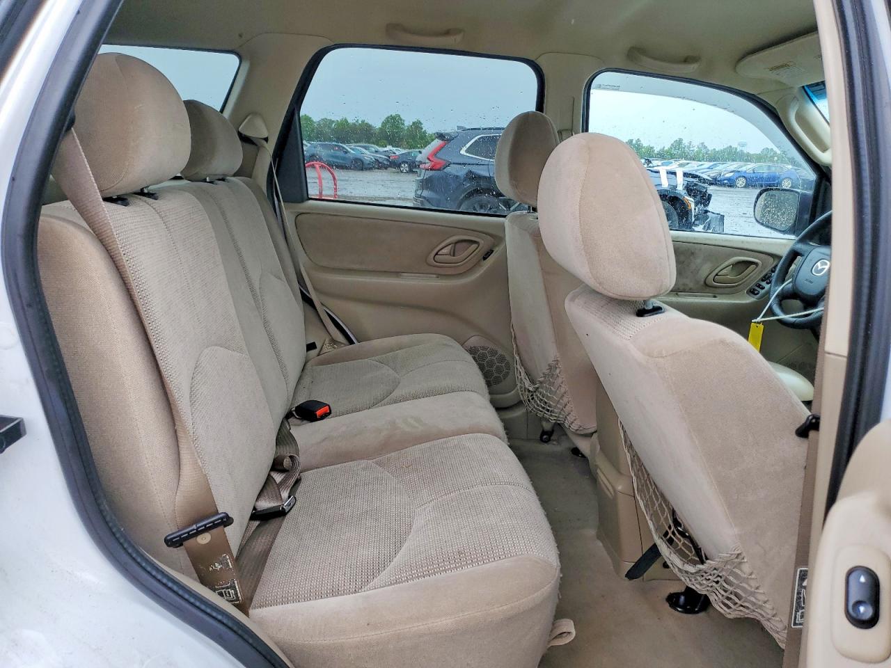 2003 Mazda Tribute Lx White vin: 4F2YZ04163KM39742