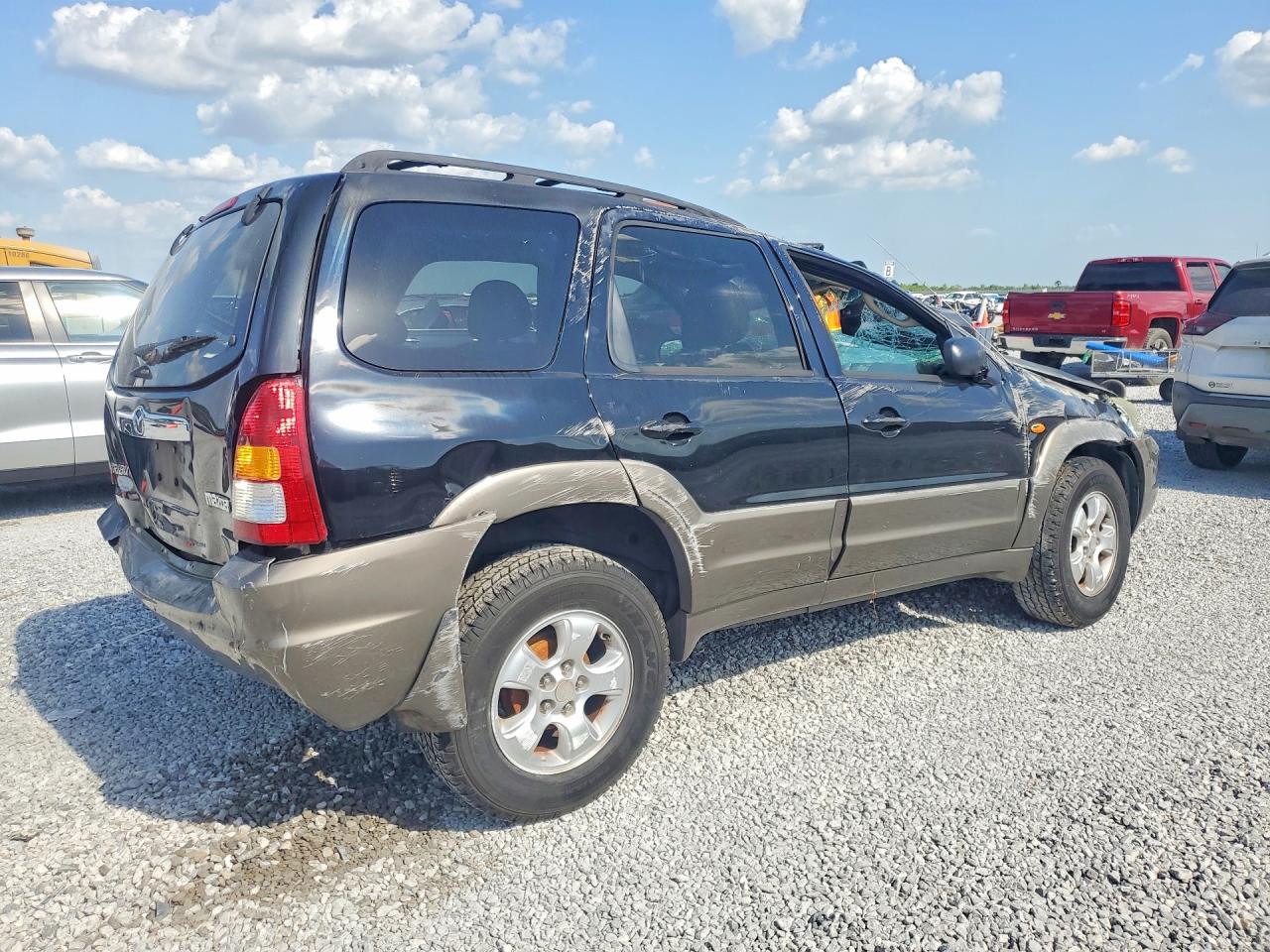 2004 Mazda Tribute Lx Black vin: 4F2YZ04164KM26569
