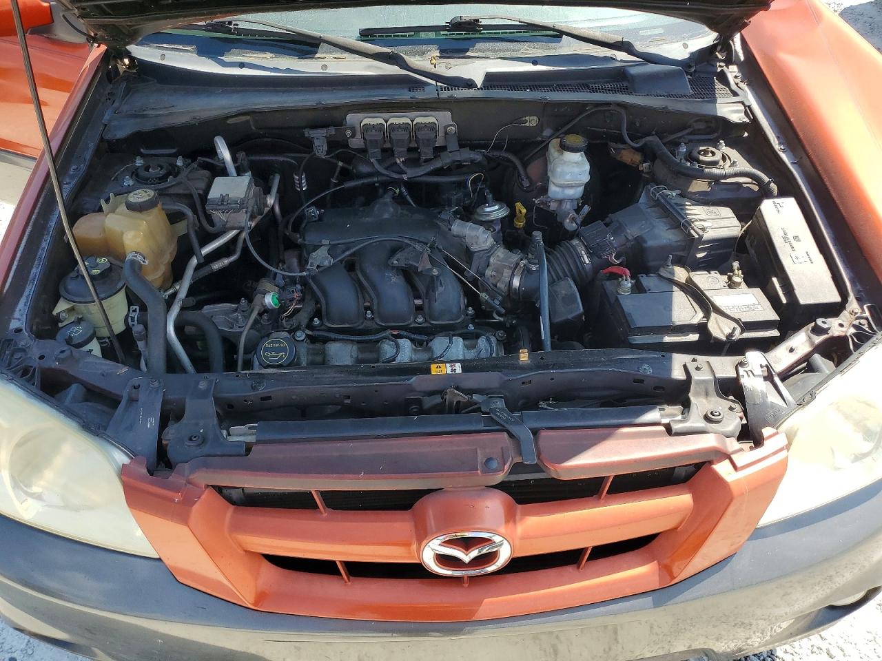 2005 Mazda Tribute S Оранжевый vin: 4F2YZ04185KM31919