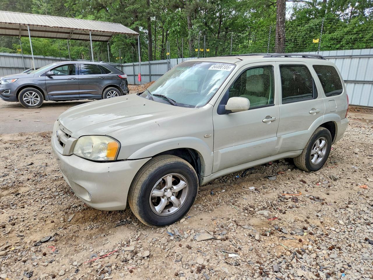 2006 Mazda Tribute S Бежевый vin: 4F2YZ04186KM10022