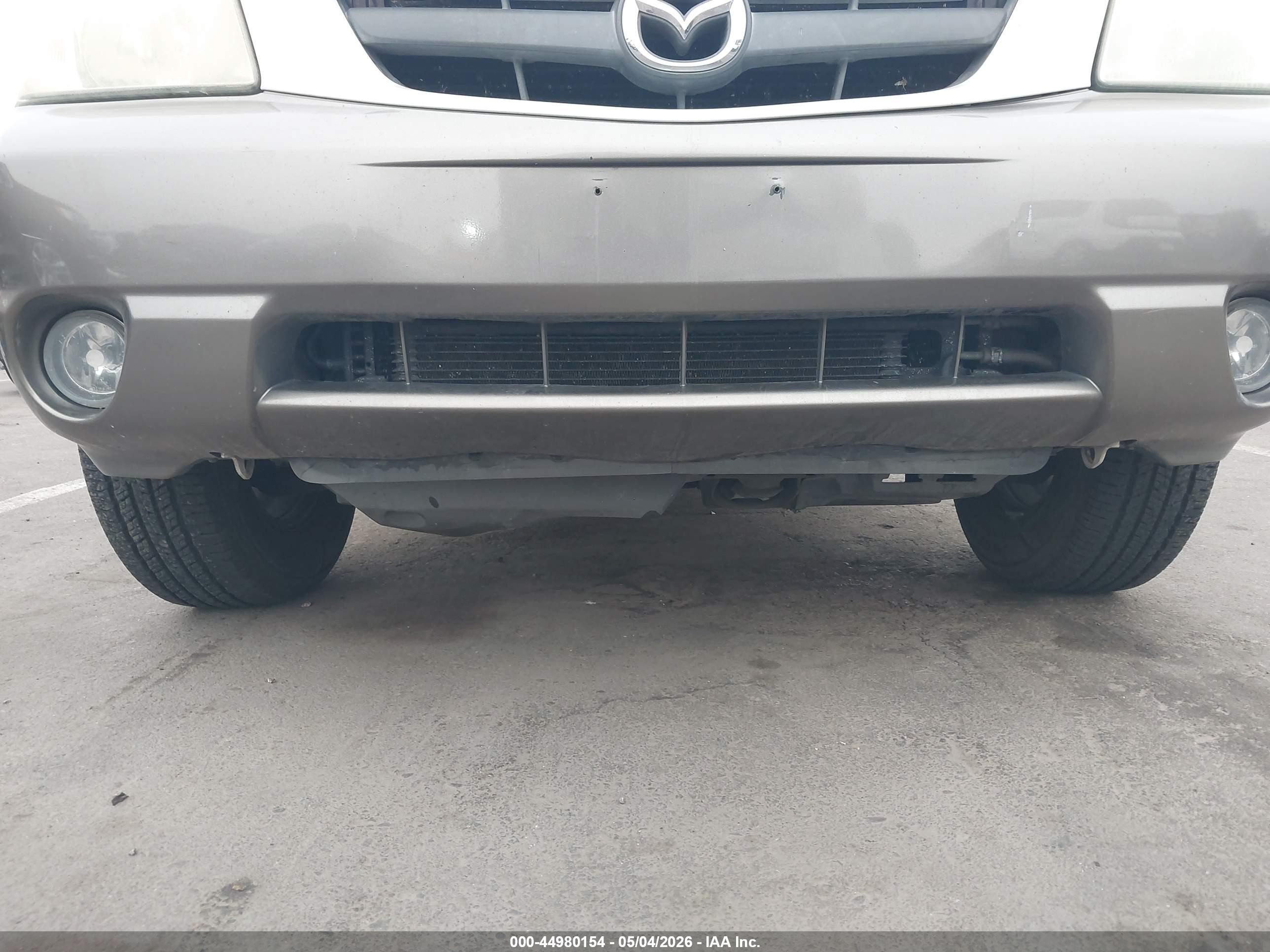 2004 Mazda Tribute Lx V6 White vin: 4F2YZ04194KM22998