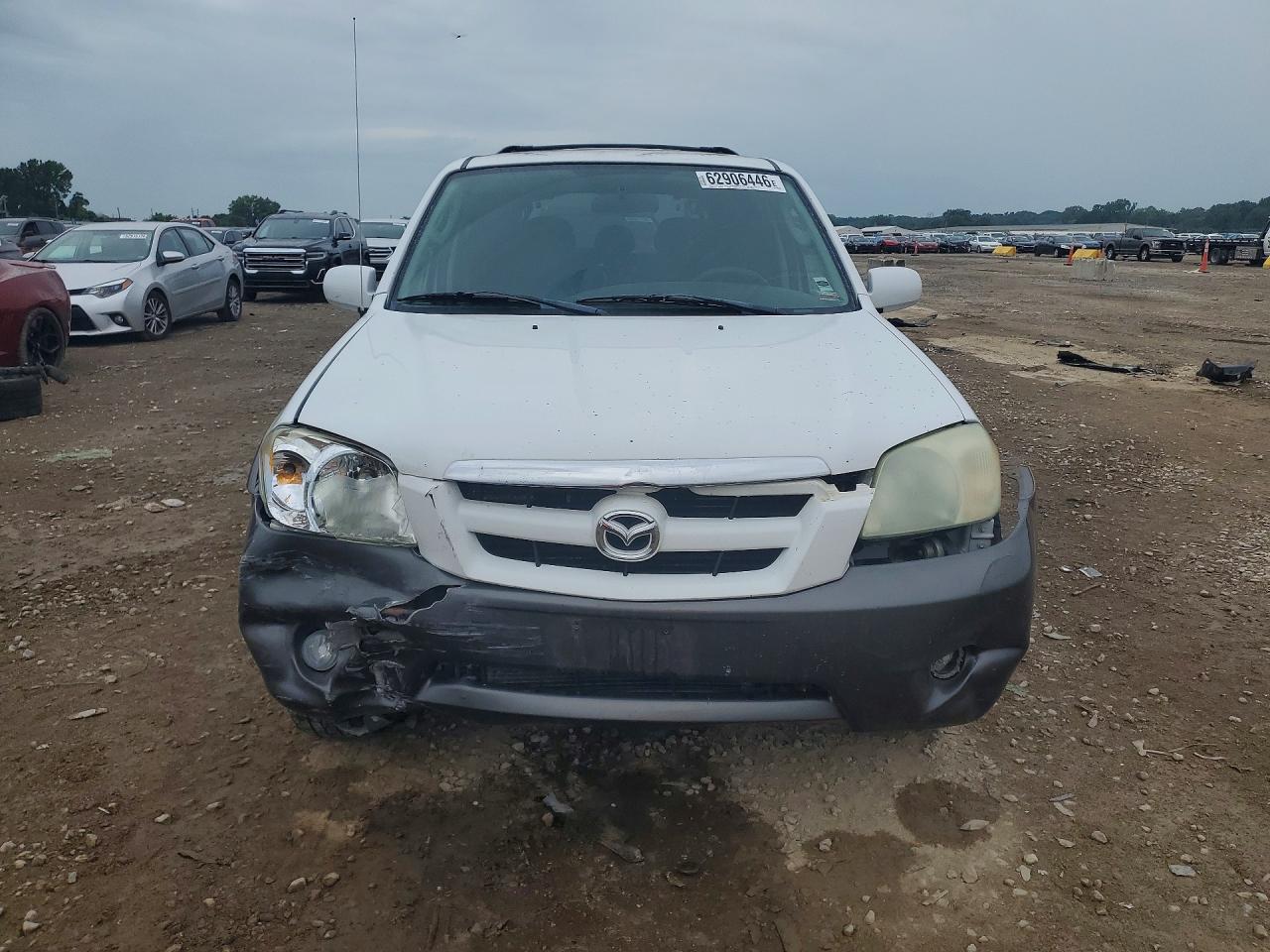 2005 Mazda Tribute S White vin: 4F2YZ041X5KM08657