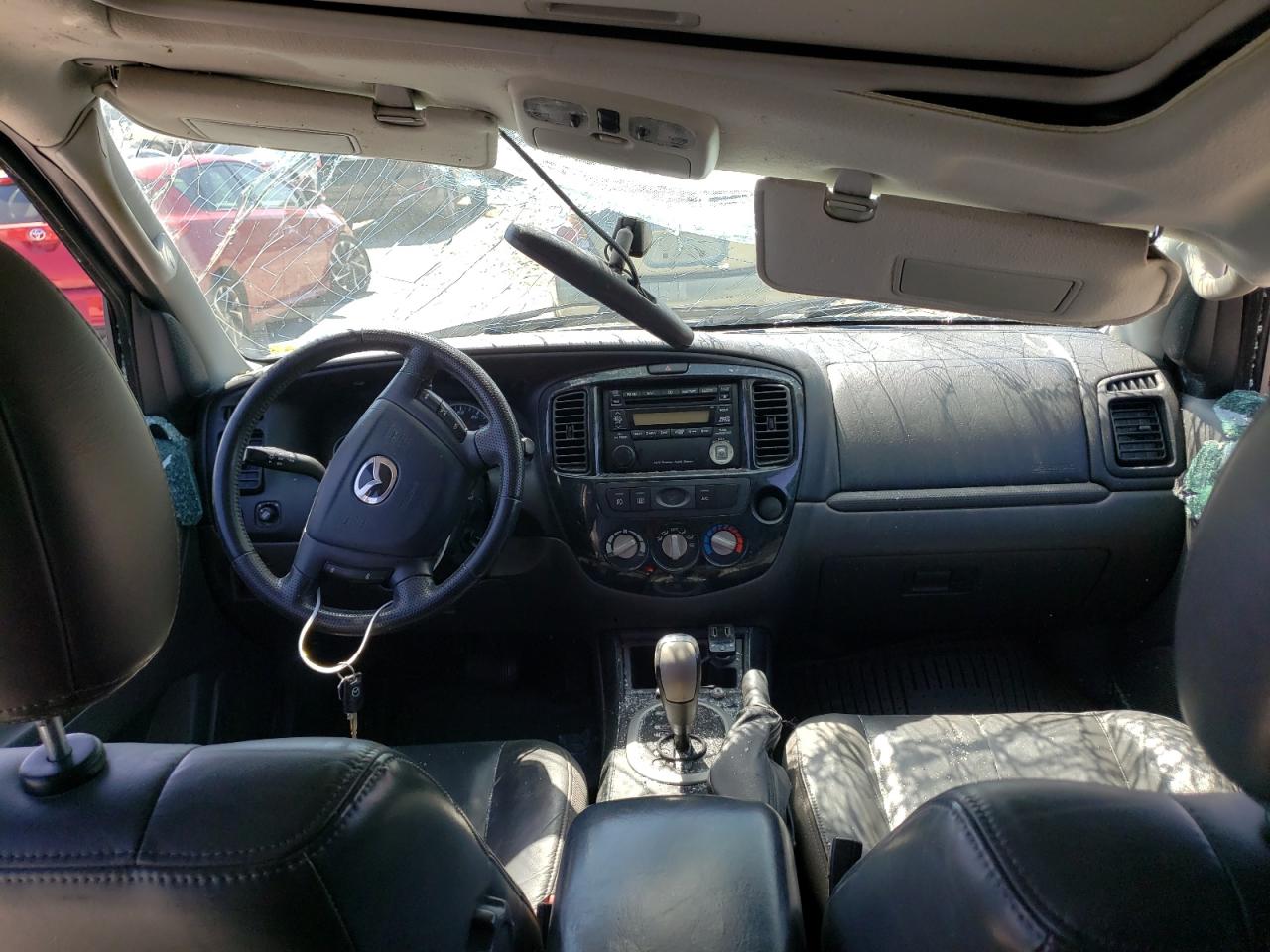 2005 Mazda Tribute S Gray vin: 4F2YZ06135KM26866