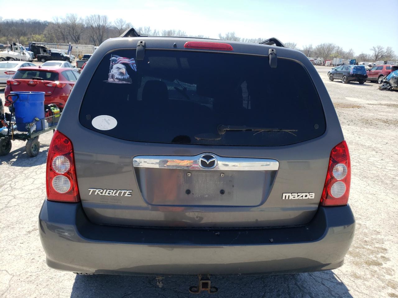 2005 Mazda Tribute S Gray vin: 4F2YZ06135KM26866